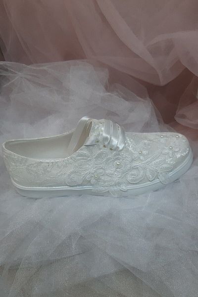 Berush Bride Seria 906 Pantofi de mireasa cu toc cu pană și mărgele