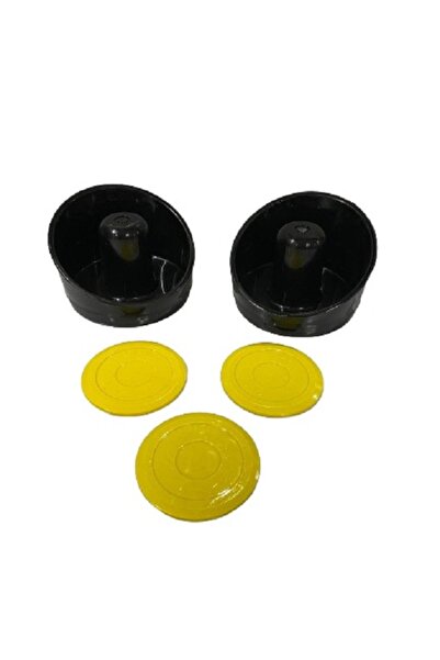 star game Siyah Renk Aır Hockey Elcik Ve Sarı Renk Disk Havalı Hockey Tokacı ...