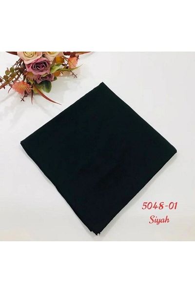 feronis Hijab Women's Cotton Jazz Shawl Model _ Black