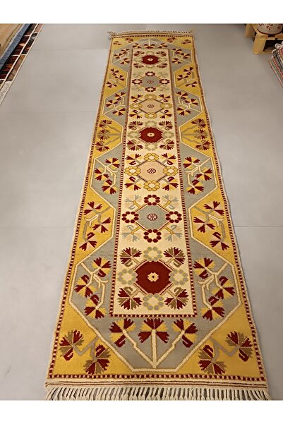 Halı Halimeli Carpet El Dokuması Yörük Kalitesinde Milas Yolluk