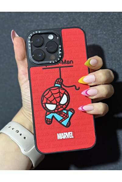 HYPERSOFT Iphone 14 Pro Max (6.7 inç) Uyumlu Telefon Kılıfı Kabartma Desenli ...