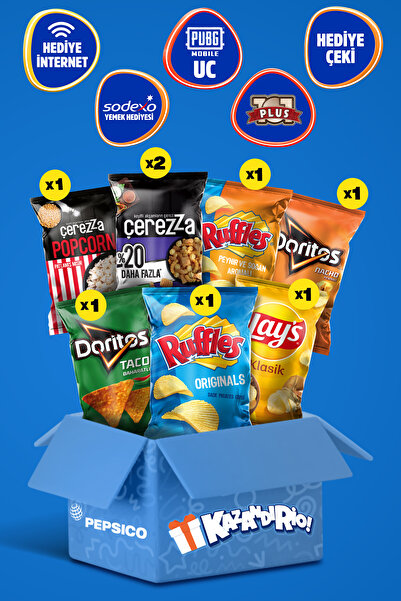 PepsiCo Parti Cips Paketi (DORİTOS, RUFFLES, LAY'S, ÇEREZZA)