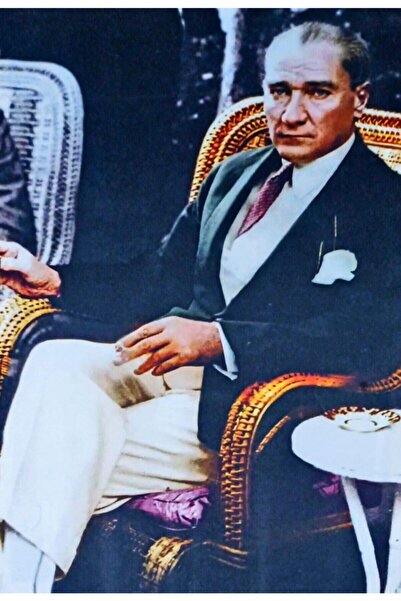 Haki Alışveriş Dünyası Mustafa Kemal Atatürk Dekoratif Ledli Işıklı Dekorasyo...