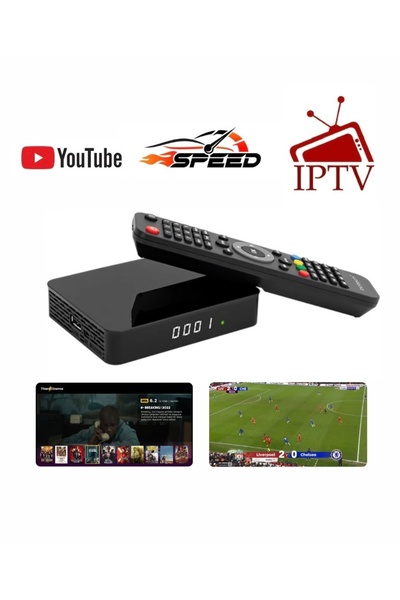 FS1PRO TEKNOLOJI 4GB RAM İPTV UYDU ALICISI - YAYIN HEDİYELİ - LİNUX İŞLETİM Ç...