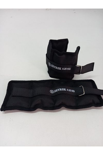Dsm 0.25 Kg × 2 Pieces Total 500 gr Hand Foot Wrist Muscle Strengthener Weight Set Sand Weight Bag