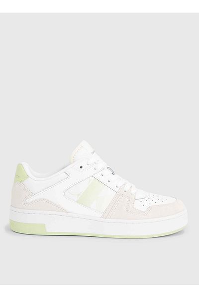 Calvin Klein Suede Women's Sneakers White - Yw0yw 0144602 U