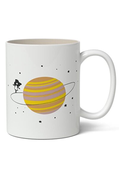 Nostaljik Lezzetler كوب قهوة مطبوع بتصميم فينوس وفتاة