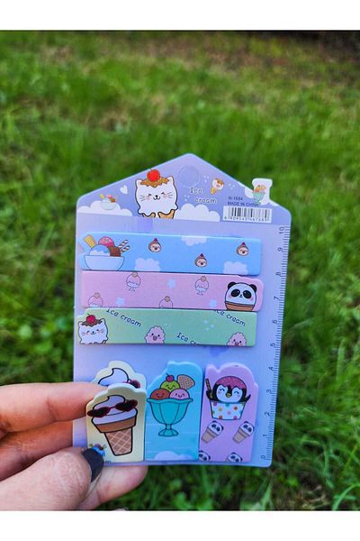 Rota Hediyelik Cute Kawaii Kuromi Post it Note Paper Marker Index Sticky Note Paper Sticker Book Marker 1 Piece