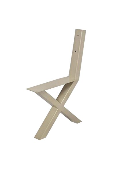 Abronya Ahşap Sırtlı Bank Metal Bank Ayağı Oturma Bankları Siyah