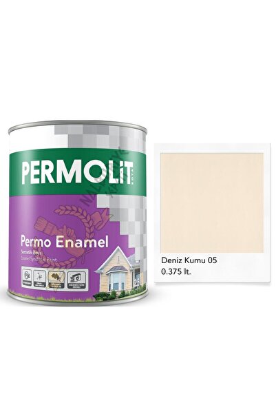 Permolit Enamel Sentetik Yağlı Boya DENİZ KUMU 0.375 Lt.