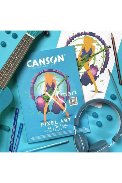 Canson XSMART PIXEL ART A4 120G 40 Sheets