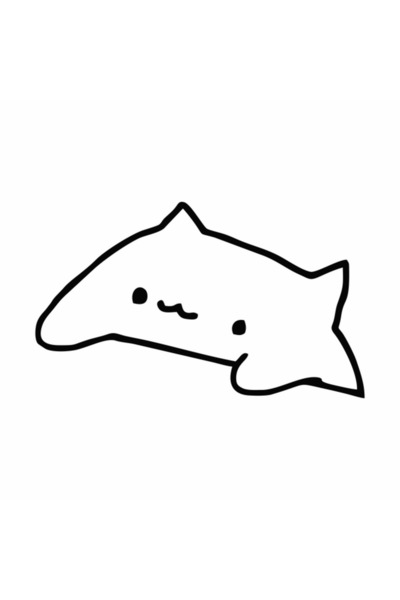 Reysa Tasarım ملصق سيارة لطيف على شكل قطة مقاس 15x9 سم باللون الأزرق