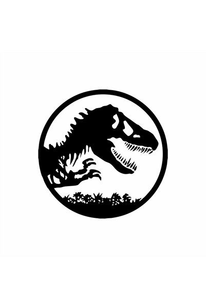 Reysa Tasarım ملصق سيارة ديناصور 20x20 سم أزرق