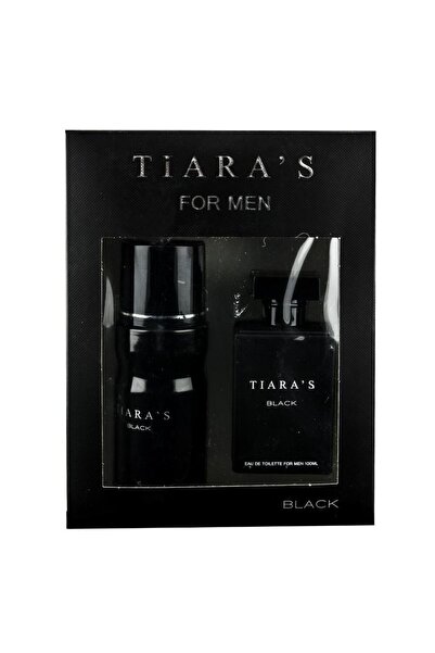 Tiaras For Men Black Edt 100ml Body Mistt 150ml Set