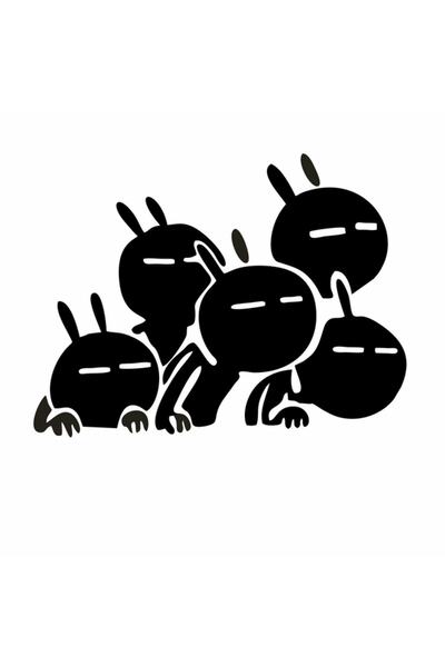 Reysa Tasarım Funny Car Sticker 20x15 Cm Black