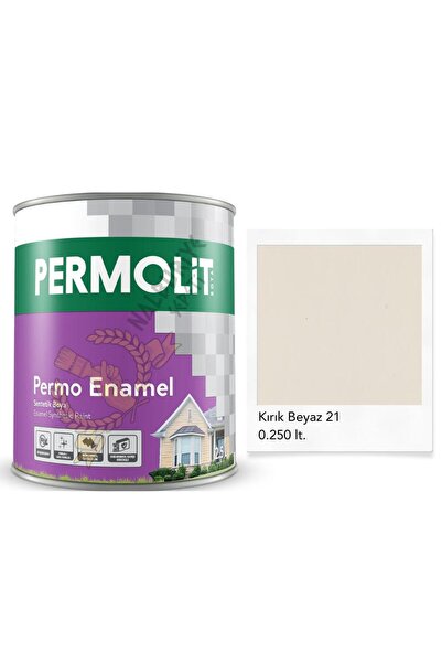 Permolit Enamel Sentetik Yağlı Boya KIRIK BEYAZ 0.250 Lt.