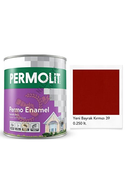 Permolit Enamel Sentetik Yağlı Boya BAYRAK KIRMIZI 0.250 Lt.