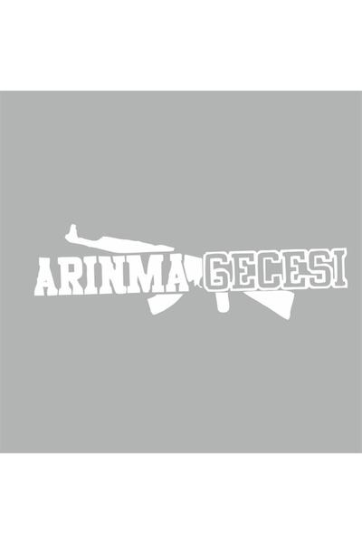 Reysa Tasarım Purification Night Car Sticker 16x5 Cm Gray