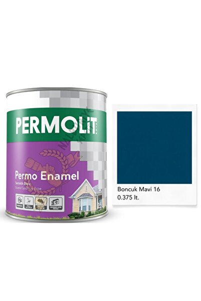 Permolit Enamel Sentetik Yağlı Boya BONCUK MAVİ 0.375 Lt.