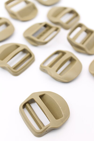 ERDAL DERİ مشبك هامش بلون صحراوي بيج مقاس 2.5 سم 10 قطع