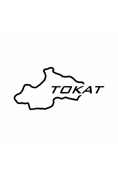 Reysa Tasarım Slap Map Car Sticker 18x9 Cm Black