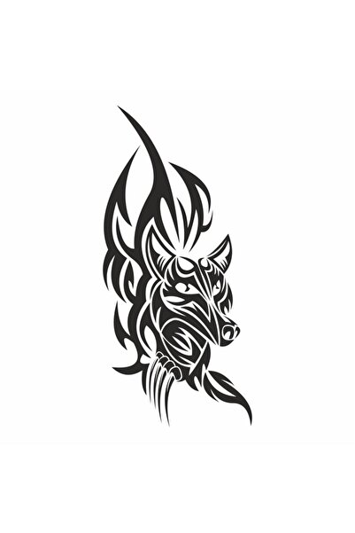 Reysa Tasarım ملصق وولف 20x20 سم أبيض