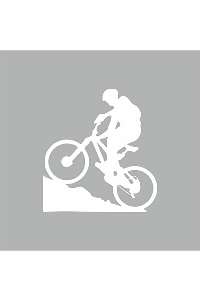 Reysa Tasarım Bicycle Car Sticker 14x15 Cm White