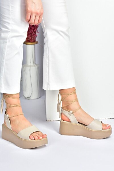 Fox Shoes Skin Thick Sole Ankle Strap Women's Sandals M996180409