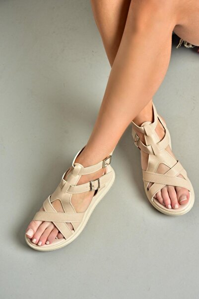 Fox Shoes S314912109 Beige Women's Sandals