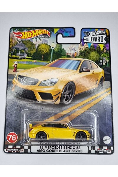 HOT WHEELS Premium Boulevard '12 Mercedes-Benz C63 AMG Coupe Black Series
