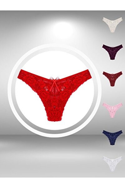 ŞahTan سراويل نسائية برازيلية كاملة من الدانتيل