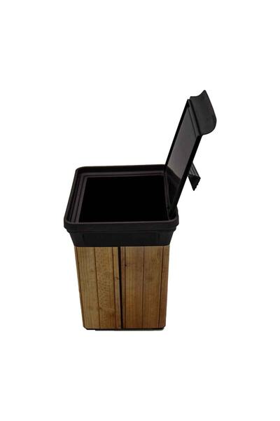 QUTU Q-Trash Bin 5 L Light Wood Trash Can