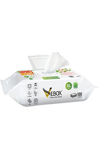 VEBOX Easy Wet Wipes Yüzey Temizleme Havlusu 3x100 (300 Yaprak)