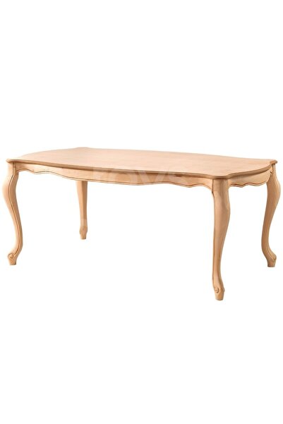 ROYS AHŞAP 5115 Masif Ham 200 Cm Gold Sabit Yemek Masası