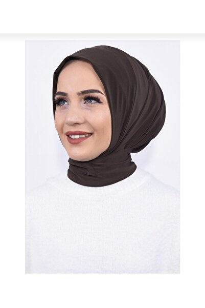 Ayselcehobi Μπλούζα μαγιό Hijab με ασορτί κουμπωτό καπέλο Hijab