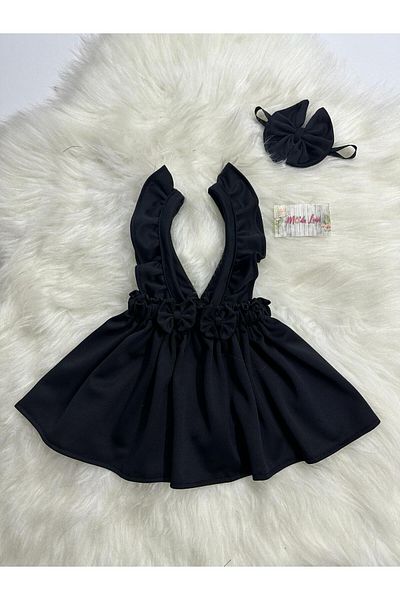 Moda Lina Black Salopet & Bandana