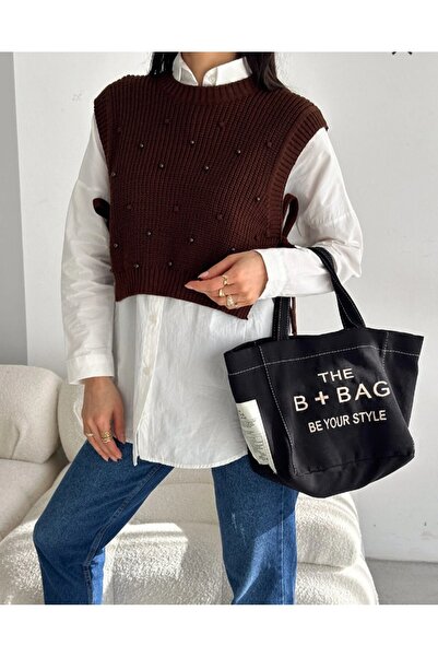 Modazeray Кокошпінк З боковим застібанням Светр з вишивкою перлами