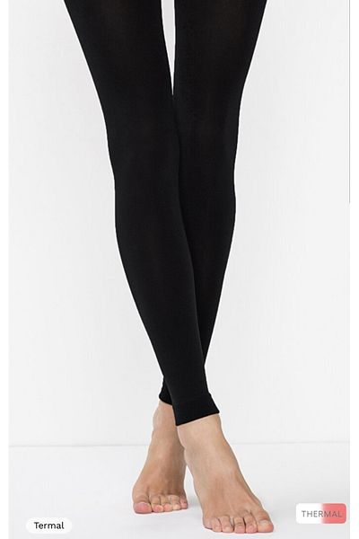 Penti FLEECY OPAQUE WARMING TIGHTS - طماق حرارية من الصوف الأسود من الداخل