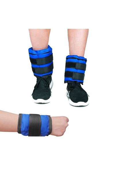 DSport Hand-Foot Wrist Weight 0.5 Kg Half Kilo 2 Pieces (2 X 0.5 Kg) Dark Blue