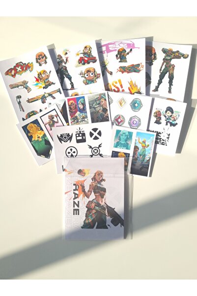 Yenaplanner Set de autocolante Valorant Raze