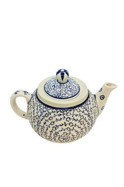 Dost Art Hediyelik Handmade Golden Horn Pattern Ceramic Teapot Teapot