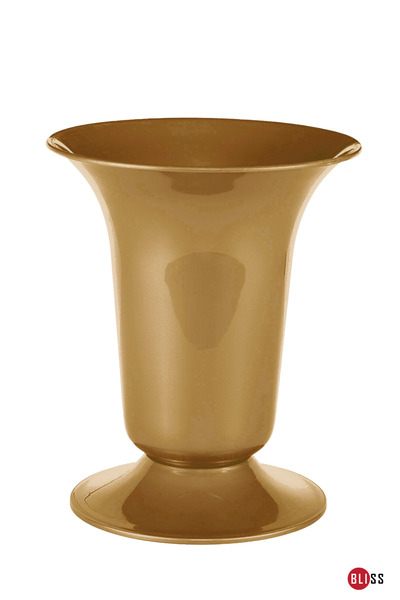 Bliss 6 Lt Dekoratif Çok Amaçlı Silindir Kesme Çiçek Vazosu Şemsiyelik ve Beyaz Saksı