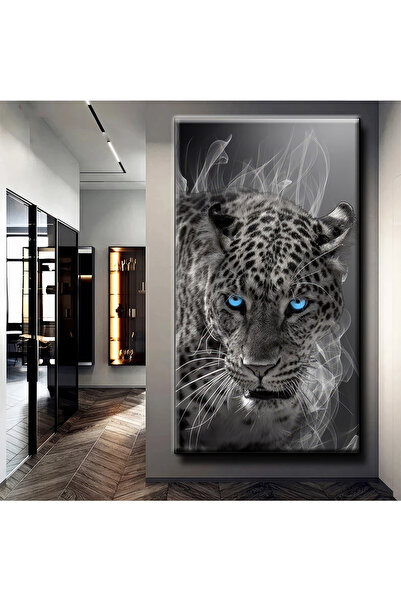 PrintiesPlus Leopar Dekoratif Kanvas Duvar Tablo