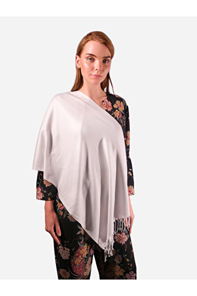 LOVE RAİN FASHİON Salsa Pashmina Shawl Plain White