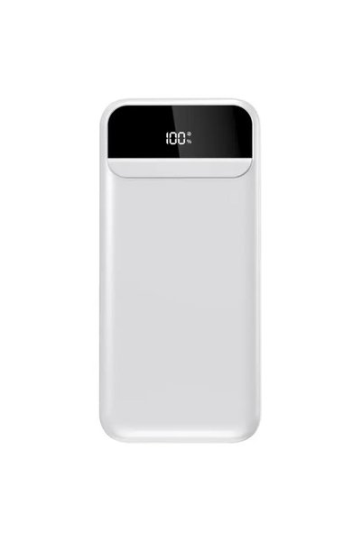 Coverzone LCD Ekranlı Powerbank Portatif Şarj Cihazı 20000 mAh 2 USB Çıkışlı Taşınabilir Güç Bankası X04