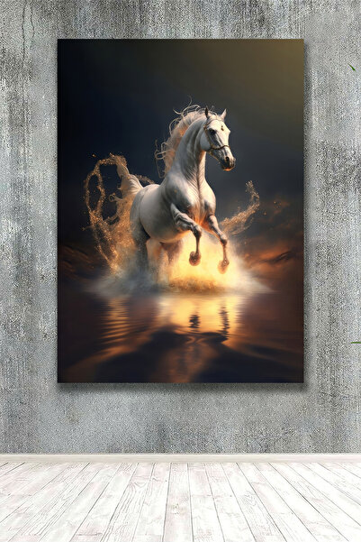 PrintiesPlus Muhteşem At Tablosu Dekoratif Kanvas Tablo