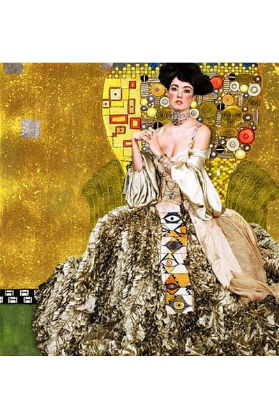 Marcel Kristal Tablo Noble Woman Marcel Art Diamond Mosaic Painting 48x51cm