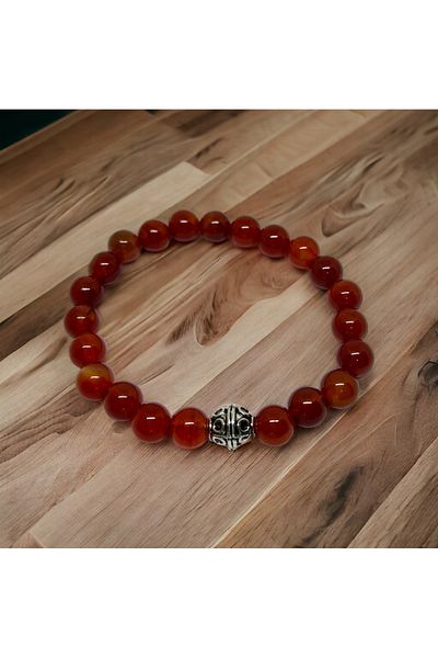 eHediyecim Gemini Zodiac Balance and Stability Stone - Agate Natural Stone Bracelets