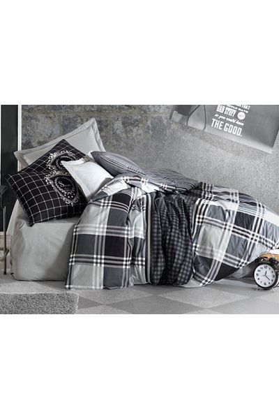 Cotton Box Set cuvertură de pilota dublă Masculine Ramos Antracit