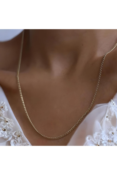 Üresinler Kuyumculuk 14 Ayar Altın Gurmet İtalyan Zincir Kolye 2MM